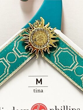 Lindsay Phillips SwitchFlops Interchangeable Straps Tina Sun Medallion Sz. M 7/8